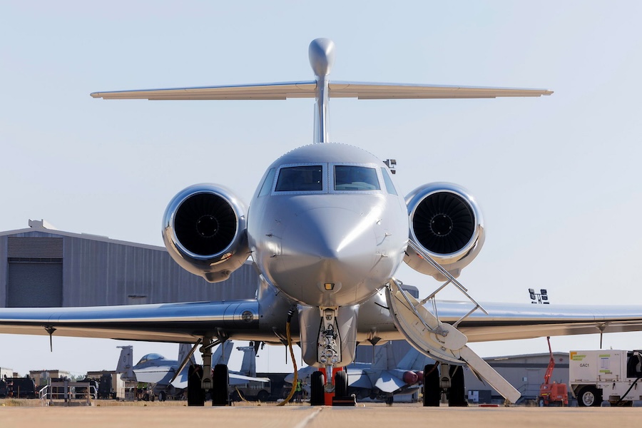 Royal Australian Air Force deploys MC-55A Peregrine to Darwin for first operational test flights and regional surveillance missions