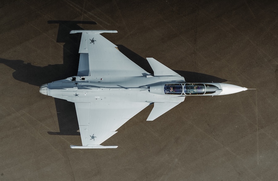 Saab presents first Gripen F two-seat fighter developed with Brazilian industry for the Brazilian Air Force