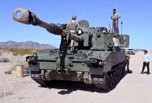 U.S. Army tests low-profile CROWS integration on M109A7 Paladin to improve closed-hatch protection and counter-UAS capability