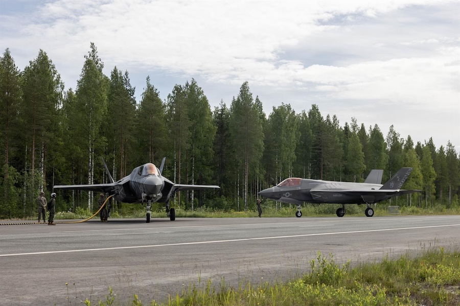 Allied aircraft from the United States, Spain and Poland conducted highway operations in Tervo, Finland, from June 8 to 12 during Ramstein Flag 2026. NATO said the activity marked several firsts for allied air operations on Finnish roadway infrastructure.