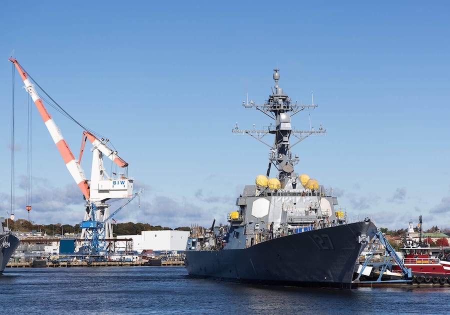 The U.S. Navy accepted delivery of the future USS Patrick Gallagher, or DDG 127, from Bath Iron Works on May 28. The ship is the final Flight IIA Arleigh Burke-class destroyer.