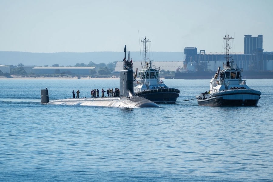 U.S. Navy establishes Naval Support Activity Stirling in Western Australia to support AUKUS submarine rotations