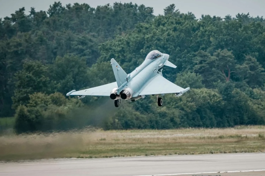 Airbus flies first German Eurofighter Tranche 4 as Quadriga programme moves toward Luftwaffe deliveries