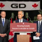 General Dynamics Land Systems-Canada has signed a strategic partnership with the Government of Canada and received a nearly $2 billion award tied to a new armoured vehicle expansion, the company said in a statement. The package covers 190 additional Armoured Combat Support Vehicles for the Canadian Armed Forces and 35 more vehicles to be produced for Ukraine.