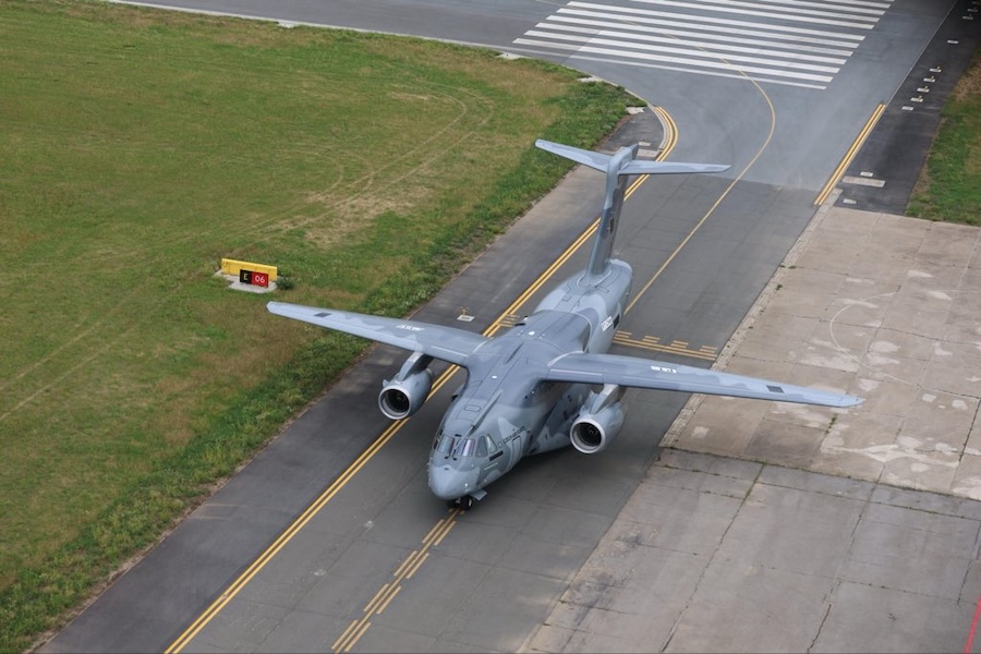 First Czech Embraer C-390 Millennium arrives in Prague to expand military airlift and support mission capabilities