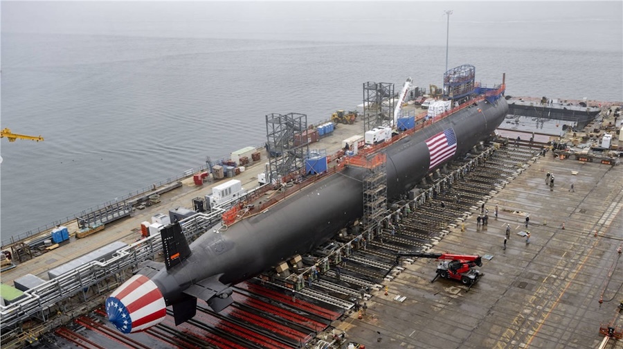 HII and General Dynamics receive $76.6 billion U.S. Navy contracts for 14 Columbia- and Virginia-class nuclear submarines