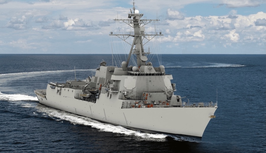 HII begins fabrication of future USS John F. Lehman as distributed shipbuilding expands Flight III destroyer production capacity