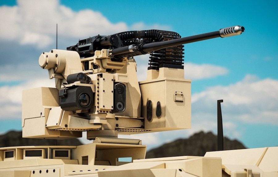 Northrop Grumman expands counter-drone push with dual-feed Bushmaster cannon and new proximity-fuzed ammunition