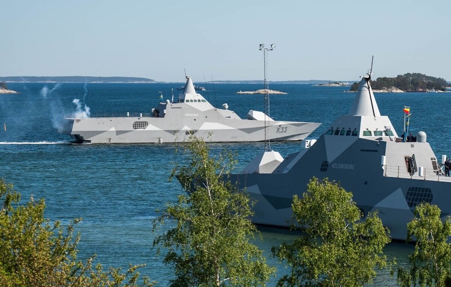 Sweden begins mid-life upgrade of first Visby-class corvette to add CAMM air defence missiles