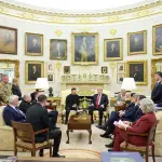 Ukrainian President Volodymyr Zelenskyy and U.S. President Donald Trump discussed licenses that would allow Ukraine to produce interceptors for Patriot air defense systems during talks at the White House. The issue forms part of Kyiv’s broader effort to expand domestic production and deepen defense-industrial cooperation with the United States.