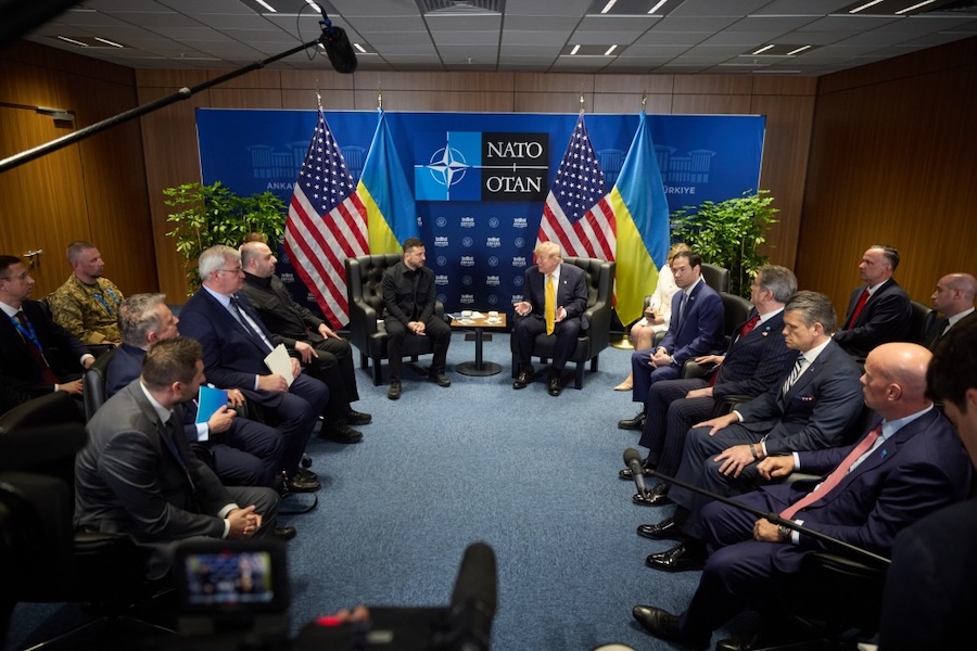 Trump says Ukraine will get licence to produce Patriot interceptor missiles as Kyiv faces growing Russian ballistic strikes
