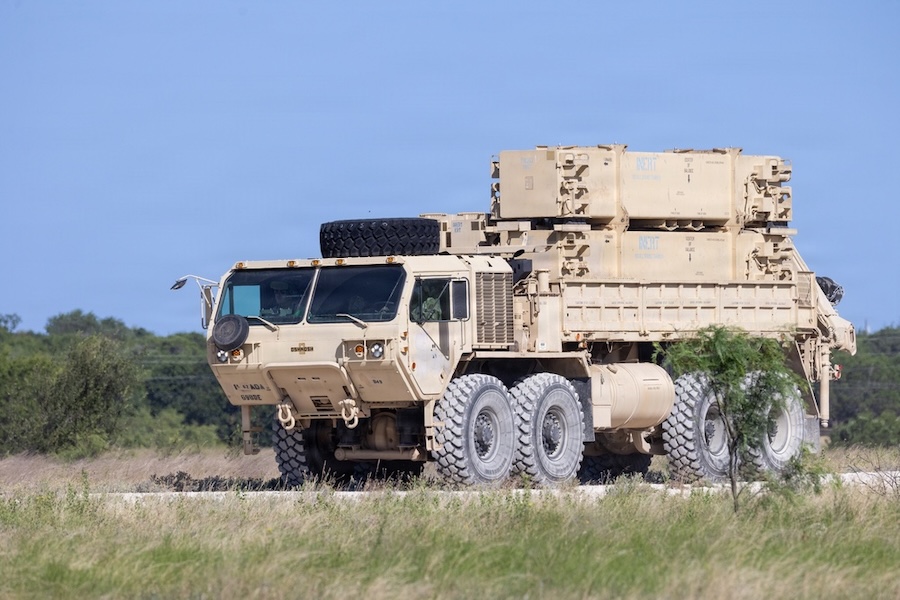 U.S. Army Patriot battery practices rapid site establishment to strengthen field readiness for air and missile defense missions