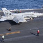 U.S. Central Command said its forces completed a new round of offensive strikes against Iran on July 7. CENTCOM said the strikes hit more than 80 targets with precision munitions in immediate response to Iran’s latest attacks on commercial vessels transiting the Strait of Hormuz.