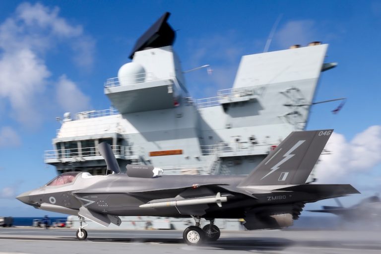Britain’s Carrier Strike Group, led by HMS Prince of Wales, is operating under NATO command off Iceland to support the defence of Europe and the North Atlantic. The UK Ministry of Defence said F-35 jets are conducting NATO air policing operations from the deck of a European aircraft carrier for the first time.