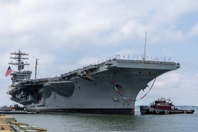 Nearly 3,000 Sailors assigned to the nuclear-powered aircraft carrier USS Nimitz arrived at Naval Station Norfolk on July 9 after a four-month deployment. The U.S. Navy said the deployment included operations in the U.S. Southern Command area of responsibility, participation in Fleet Exercise 250 and the International Naval Review 250.