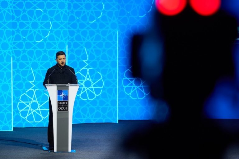 Ukrainian President Volodymyr Zelenskyy used his address to the NATO Defense Industry Forum in Ankara to call for stronger air and missile defense against Russian ballistic missile attacks. He said Europe urgently needs its own capacity to produce anti-ballistic systems and the missiles required for them.