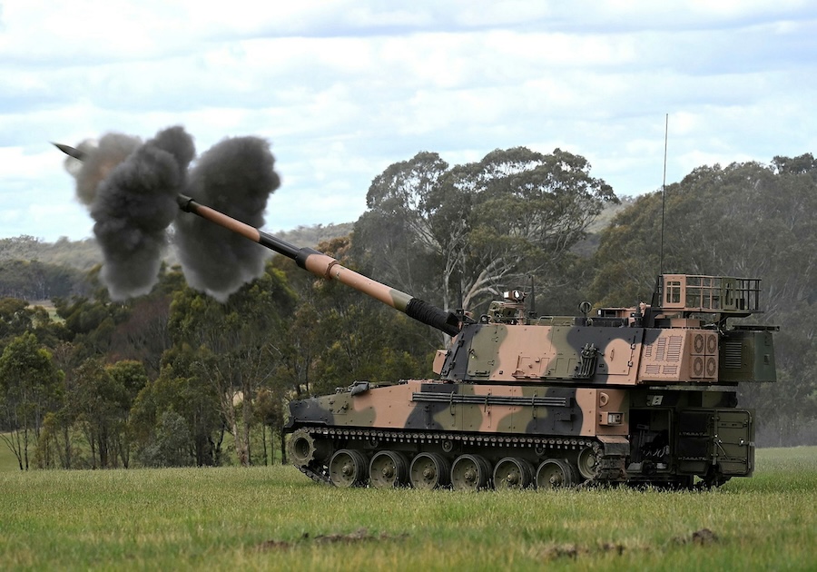 Australian Army tests Australian-made AS9 Huntsman howitzer in the field for first time, adding more mobile artillery firepower