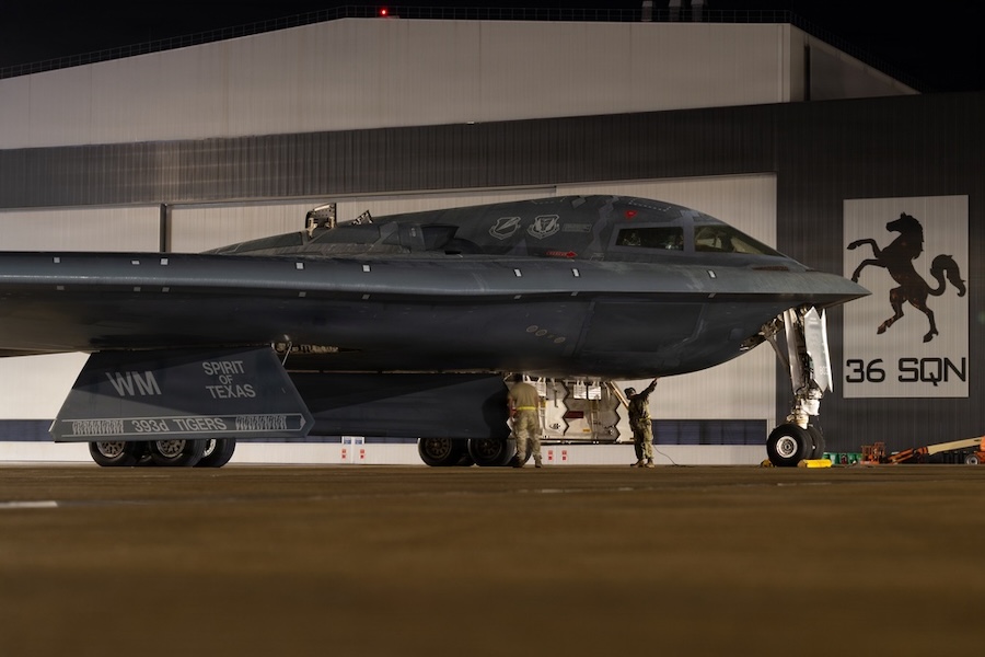 B-2 Spirit stealth bomber fly 16-hour direct mission to Australia, flexing America's global strike power in the Pacific