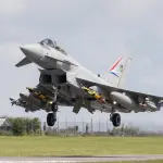 Eurofighter’s IPA6 instrumented test aircraft has passed 1,000 flying hours, marking a milestone in the development and validation of future Typhoon capabilities. The aircraft has supported avionics upgrades, helmet-mounted systems, air-to-air refuelling trials and weapons integration work that ultimately feeds into the operational fleet.