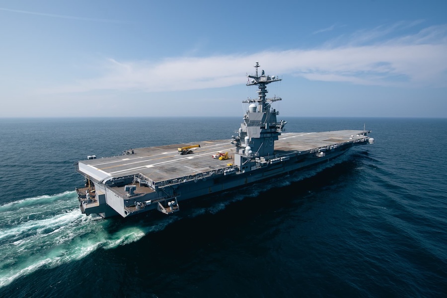 HII completes sea trials of John F. Kennedy nuclear-powered aircraft carrier, clearing next step toward U.S. Navy delivery