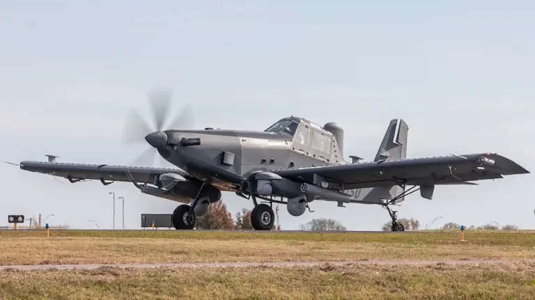 L3Harris Technologies is marketing Sky Raider II International as a lower-cost way to meet growing demand for persistent intelligence, surveillance and reconnaissance and armed overwatch. The company said transferring routine missions to the aircraft could save fighter operators between $20,000 and $40,000 per flight hour.