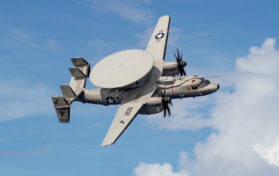 Northrop Grumman CEO says E-2D Advanced Hawkeye Block II will improve threat sensing and speed decisions in contested environments