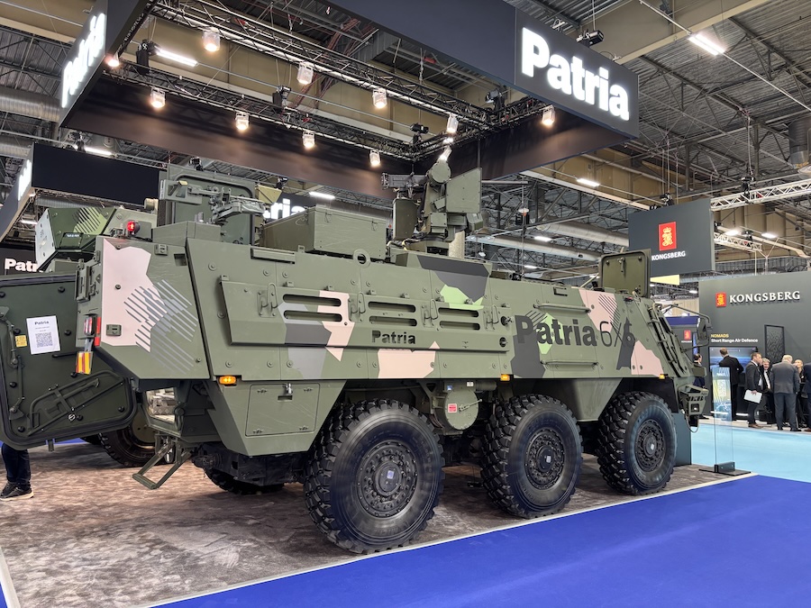 Norway has ordered 20 Patria 6x6 armoured command-and-control vehicles. Deliveries are scheduled to begin in 2026.