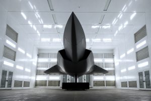 Saab unveils low-observable unmanned fighter for crewed-uncrewed teaming but provides few details on its future combat role [VIDEO]