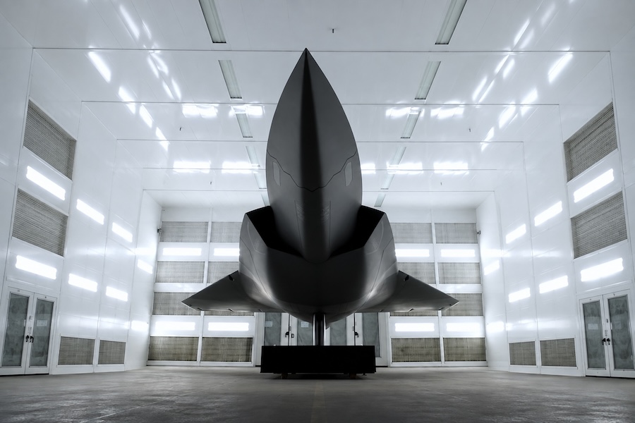 Saab unveils low-observable unmanned fighter for crewed-uncrewed teaming but provides few details on its future combat role [VIDEO]