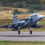 Saab has completed the first flight of Gripen F, moving the two-seat version of Gripen E into airborne testing after its joint development with Brazilian industry. The aircraft departed Saab’s airfield in Linköping, Sweden, at 09:40 local time and flew for 40 minutes.