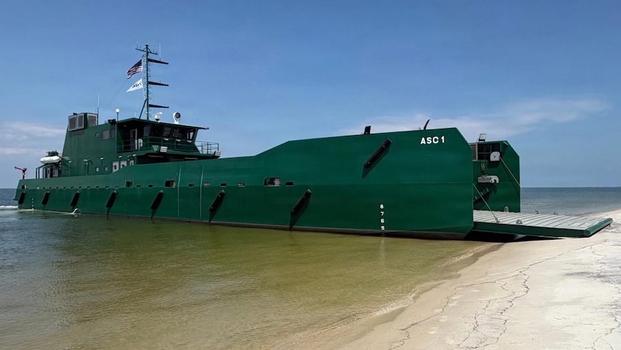 U.S. Marine Corps accepts first prototype of Australian-designed surface craft to close Pacific logistics gap at remote shorelines