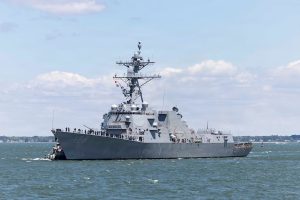 U.S. Navy says SPY-6-equipped Arleigh Burke-class Flight III destroyer USS Ted Stevens will strengthen fleet air and missile defense