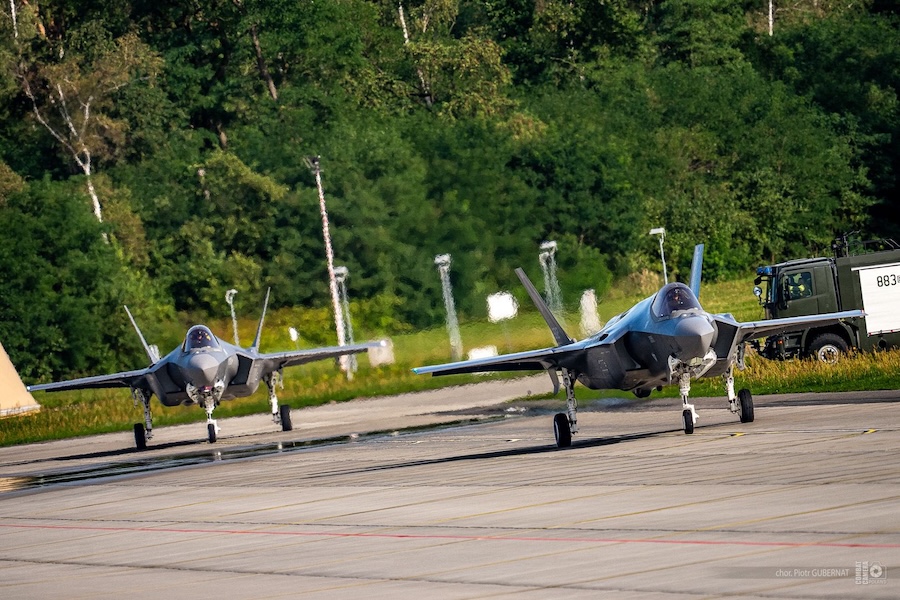 U.S. delivers five more Lockheed Martin F-35A Lightning II fighters to Poland as Warsaw plans to acquire 32 additional jets