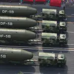 China is expected to more than double its nuclear arsenal by 2035 from around 600 warheads today, according to the UK Ministry of Defence. Britain described the build-up as an unprecedented programme of rapid expansion involving new delivery systems and a significant increase in Beijing’s stockpile.