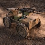 Ukrainian frontline units have begun combat testing new strike unmanned ground vehicles equipped with robotic weapon stations. The systems are armed with Kalashnikov assault rifles, the most widely used type of small arm in Ukraine’s military.