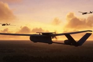 Ukraine’s defence ministry says Dovbush T40 drone can strike targets beyond the Urals and remain airborne for more than 24 hours