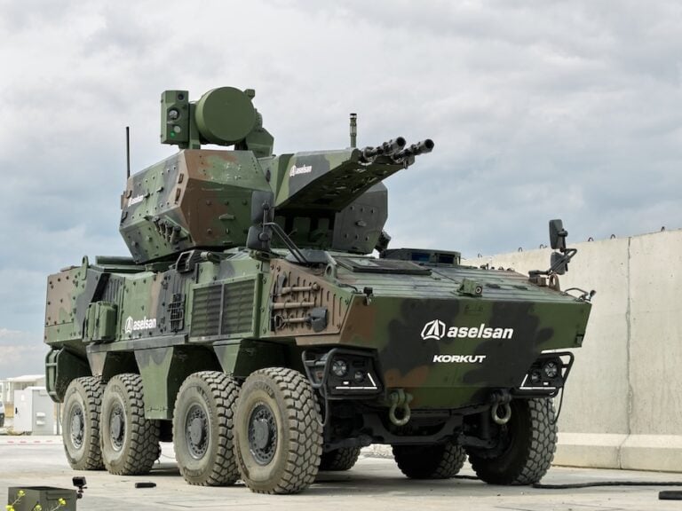 ASELSAN has conducted live-fire demonstrations of its KORKUT 35 air defence system for delegations from 12 countries, focusing on its ability to engage drones and fire while moving. The Turkish company said the trials tested detection, tracking and engagement under conditions intended to reflect operational use.