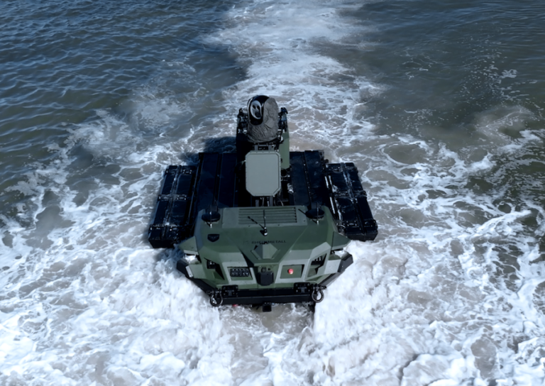 American Rheinmetall has secured a $7.28 million award supporting the delivery of 12 Mission Master SP autonomous ground vehicles to the U.S. Marine Corps. The package also includes five amphibious Marine Kits and related support equipment.