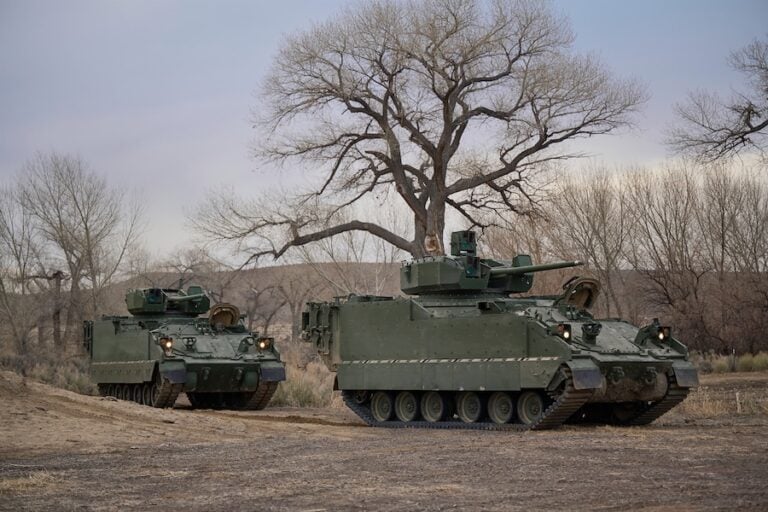 BAE Systems has delivered two 30mm Armored Multi-Purpose Vehicle prototypes to a U.S. Army Transformation in Contact 2.0 unit for operational evaluation. The company financed the six-month development effort with $17 million in internal research and development funding.