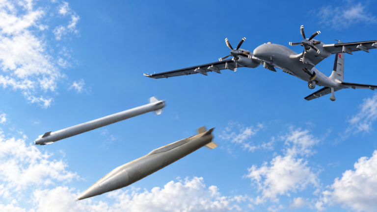 Baykar said its AKINCI unmanned combat aerial vehicle struck a maritime target more than 250 kilometres away with Roketsan’s UAV-300 supersonic ballistic missile in a new firing test. The successful engagement adds another long-range weapon to the growing portfolio of indigenous munitions integrated with the platform.