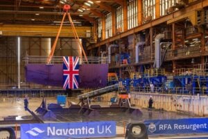 Britain begins assembly of RFA Resurgent to sustain Royal Navy carrier strike group deployments and names RFA Reliant and Resourceful