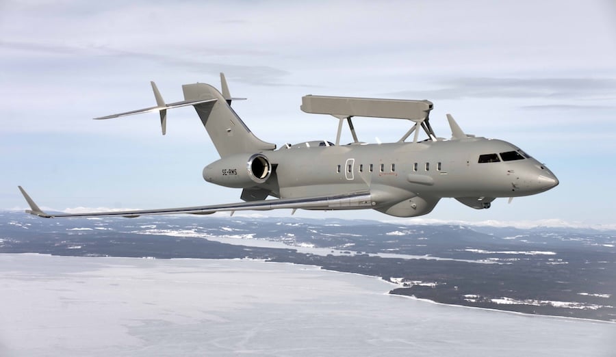 Canada moves closer to acquiring six Saab GlobalEye aircraft for Arctic surveillance and NORAD continental defence missions