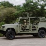Defender has unveiled three variants of its new Wolf Series II light mobility vehicle, developed to compete for the UK Ministry of Defence’s Light Mobility Vehicle tender and for sale to NATO defence organisations. The Tactical Mobility Vehicle, Mono-Tactical Mobility Vehicle and Utility Vehicle were presented on 16 September at the Millbrook proving ground in Bedfordshire.