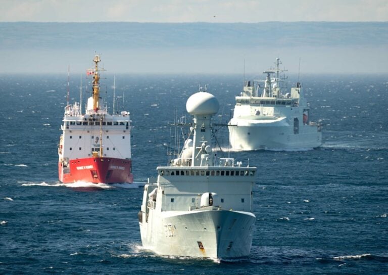 The Danish inspection ship Thetis is taking part in Canada-led maritime drills with forces from Canada, France and the United States. Nanook Tuugaalik is being conducted in Canadian and Greenlandic waters as NATO expands its focus on Arctic security.