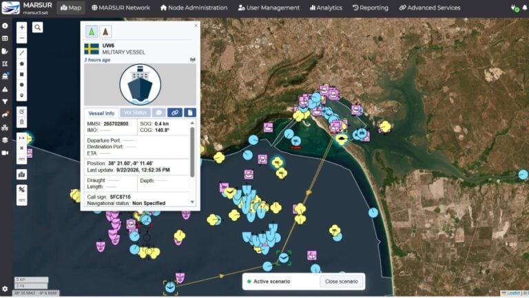 The European Defence Agency has demonstrated that MARSUR, the European Union’s maritime surveillance network, can exchange data in real time with national command systems and NATO. The test was conducted off the coast of Portugal during the REPMUS exercise, which ran from 31 August to 25 September 2026.