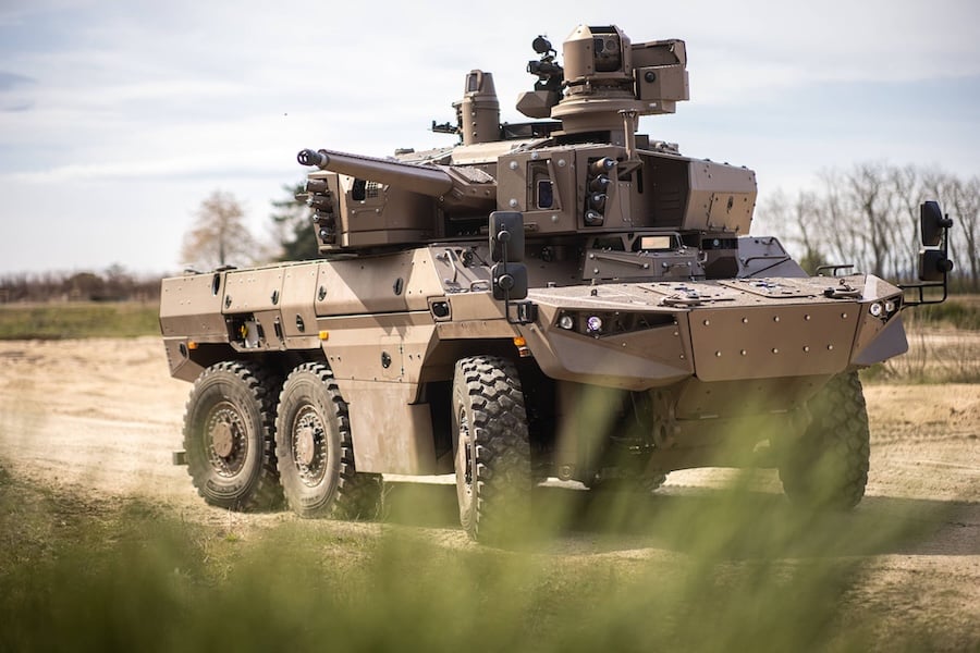 KNDS France has begun delivering R3-standard EBRC Jaguar armoured vehicles to the French Army, with close to 25 vehicles delivered or upgraded by 18 September 2026. The 25-tonne, 6x6 platform is intended to replace the AMX-10RC in reconnaissance and direct-combat missions.