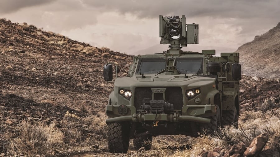 Kongsberg signs contract with Oshkosh to fit Dutch JLTVs with Protector counter-drone systems for mobile force protection