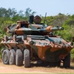Leonardo, through the CIO consortium formed by IDV and OTO Melara, has signed the first serial production contract for Centauro II 8x8 wheeled armored vehicles for the Brazilian Army. The initial order covers seven vehicles armed with 120 mm main guns and forms part of a broader program for 98 vehicles to be delivered in annual tranches.