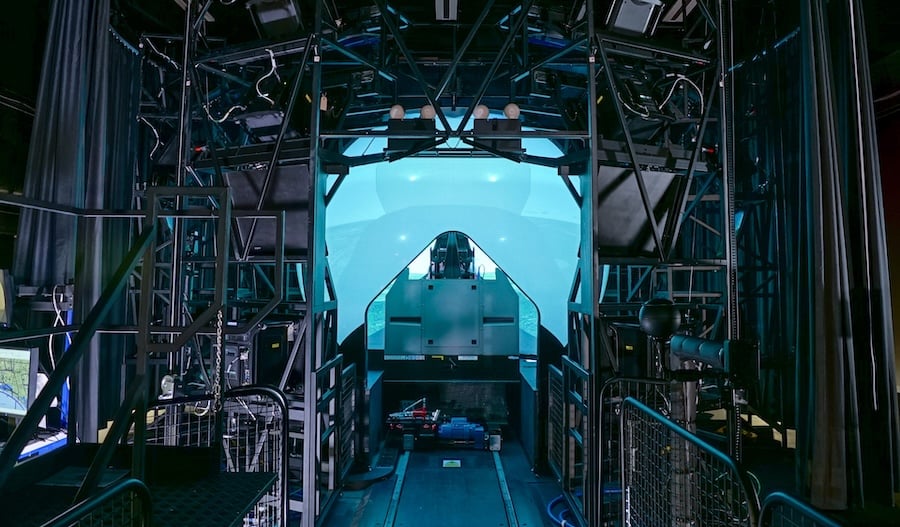 Lockheed Martin links 16 F-35 simulators across four bases for multidomain combat rehearsal with F-18 and E-2D participants