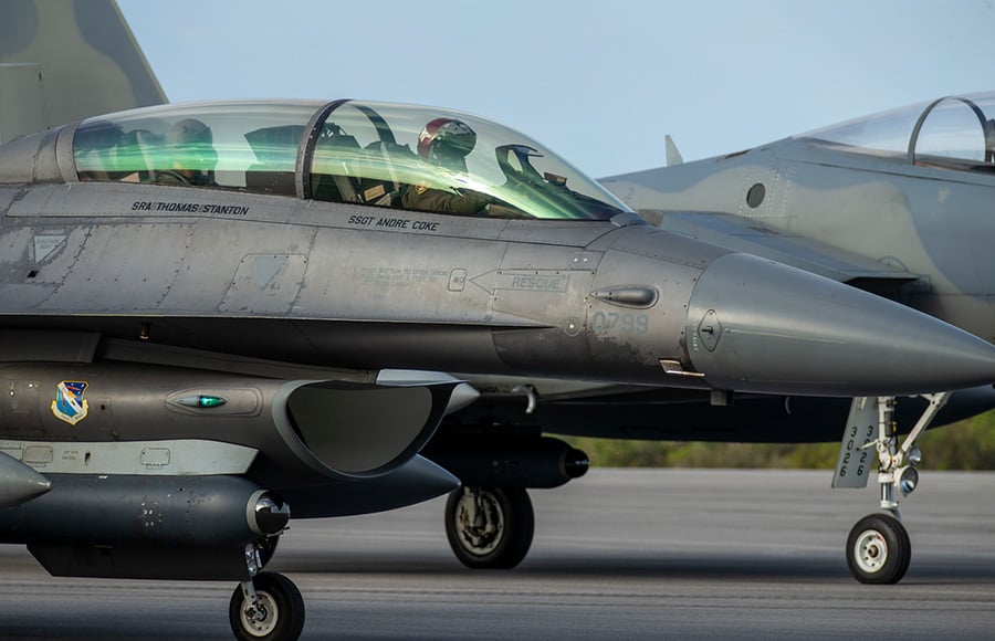 Lockheed Martin says Legion pod-to-pod data link improves F-16 passive targeting in radar-denied and contested airspace